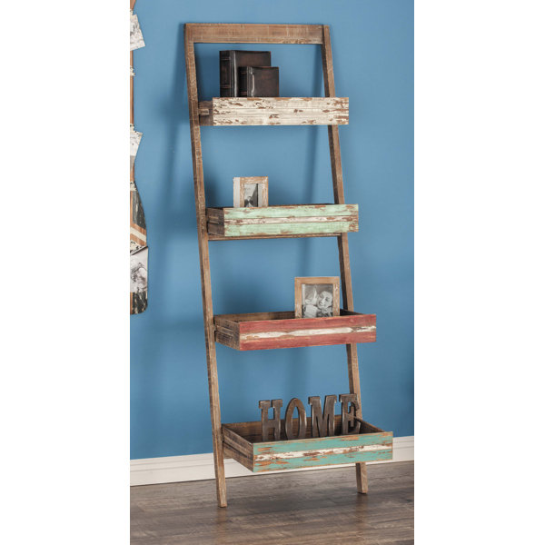Cole & Grey Ladder Bookcase & Reviews Wayfair